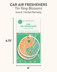 Yin-Yang Blossoms Car Air Freshener