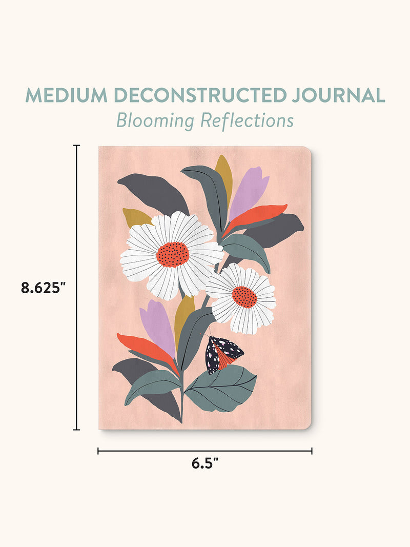 Blooming Reflections Medium Deconstructed Journal