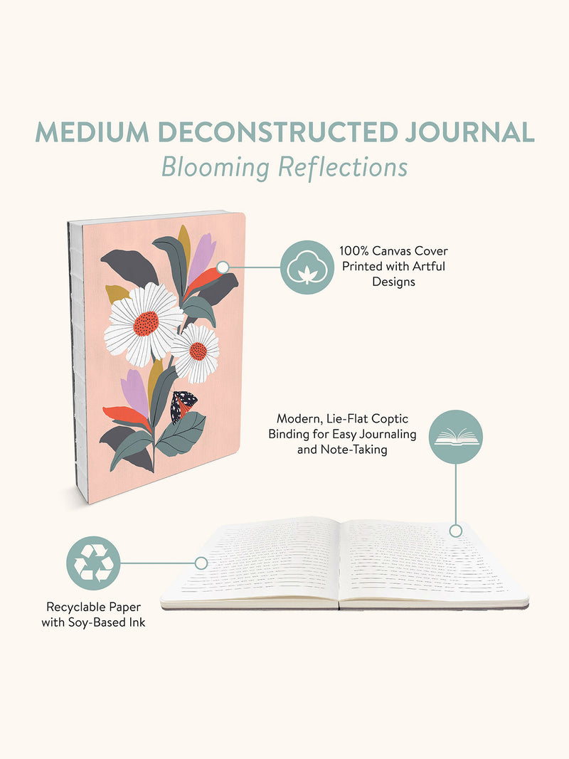 Blooming Reflections Medium Deconstructed Journal