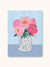 Bouquet on Blue
