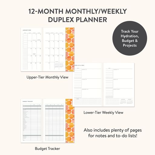 2024 Southwest Desert Monthly/Weekly Duplex Planner