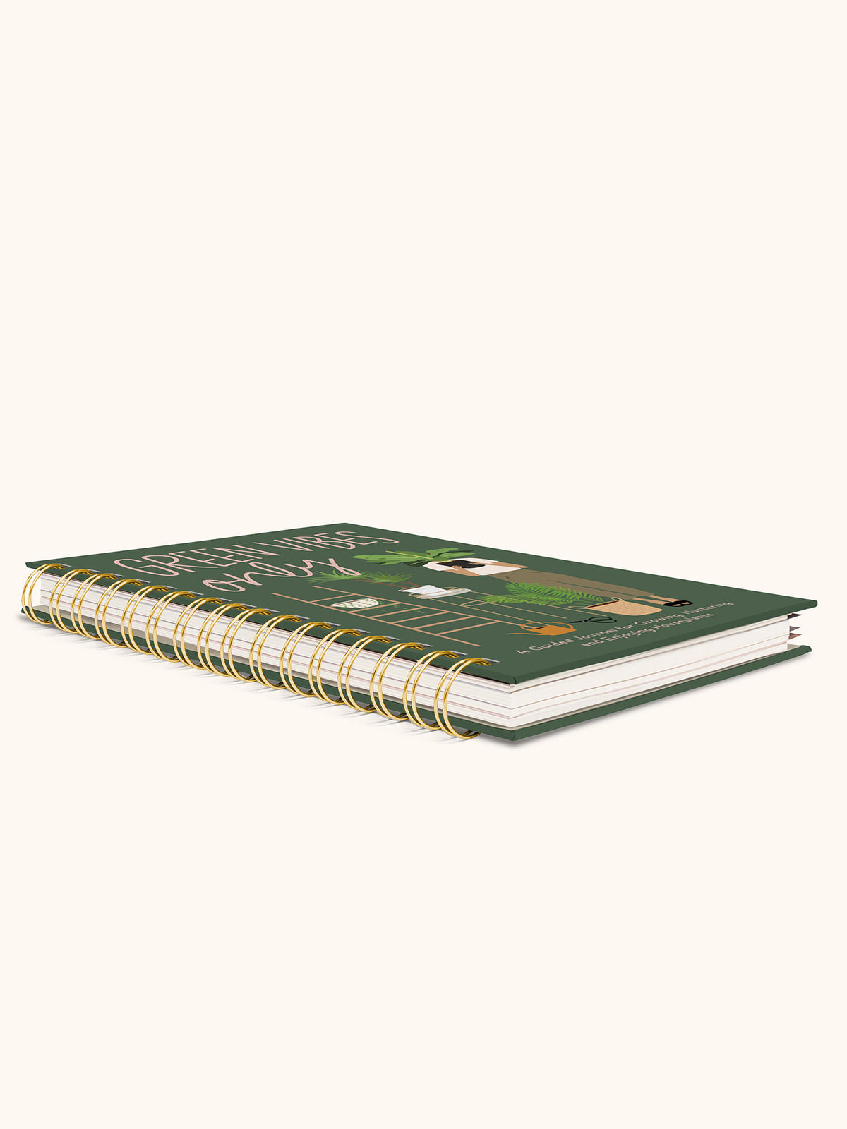 Green Vibes Only Guided Journal