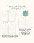 Traveling Cha-Cha Travel Journal Trio