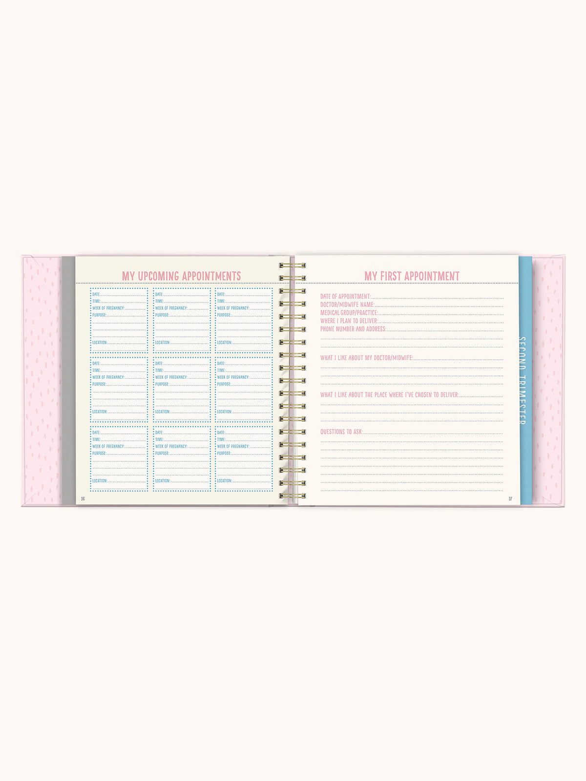 Bump For Joy Guided Journal (Pink)