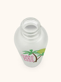 Care Way Less Glass Water Bottle with Straw