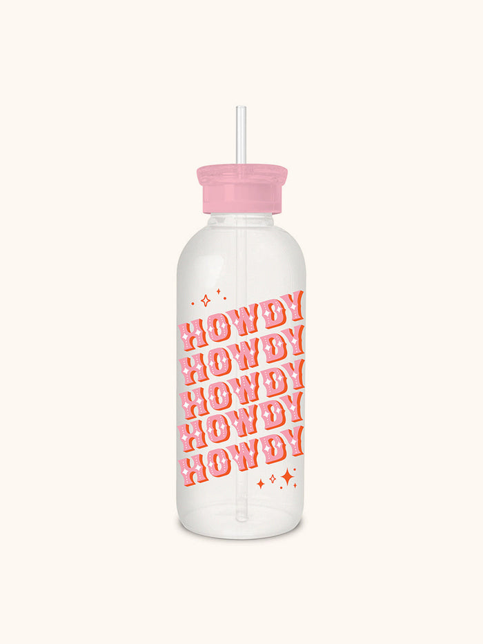 Grow with the Flow Glass Water Bottle with Bamboo Lid – Studio Oh!