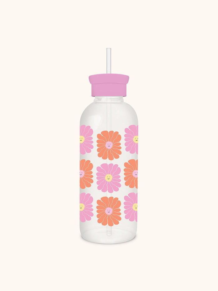 Berry Fresh Glass Water Bottle with Bamboo Lid – Studio Oh!