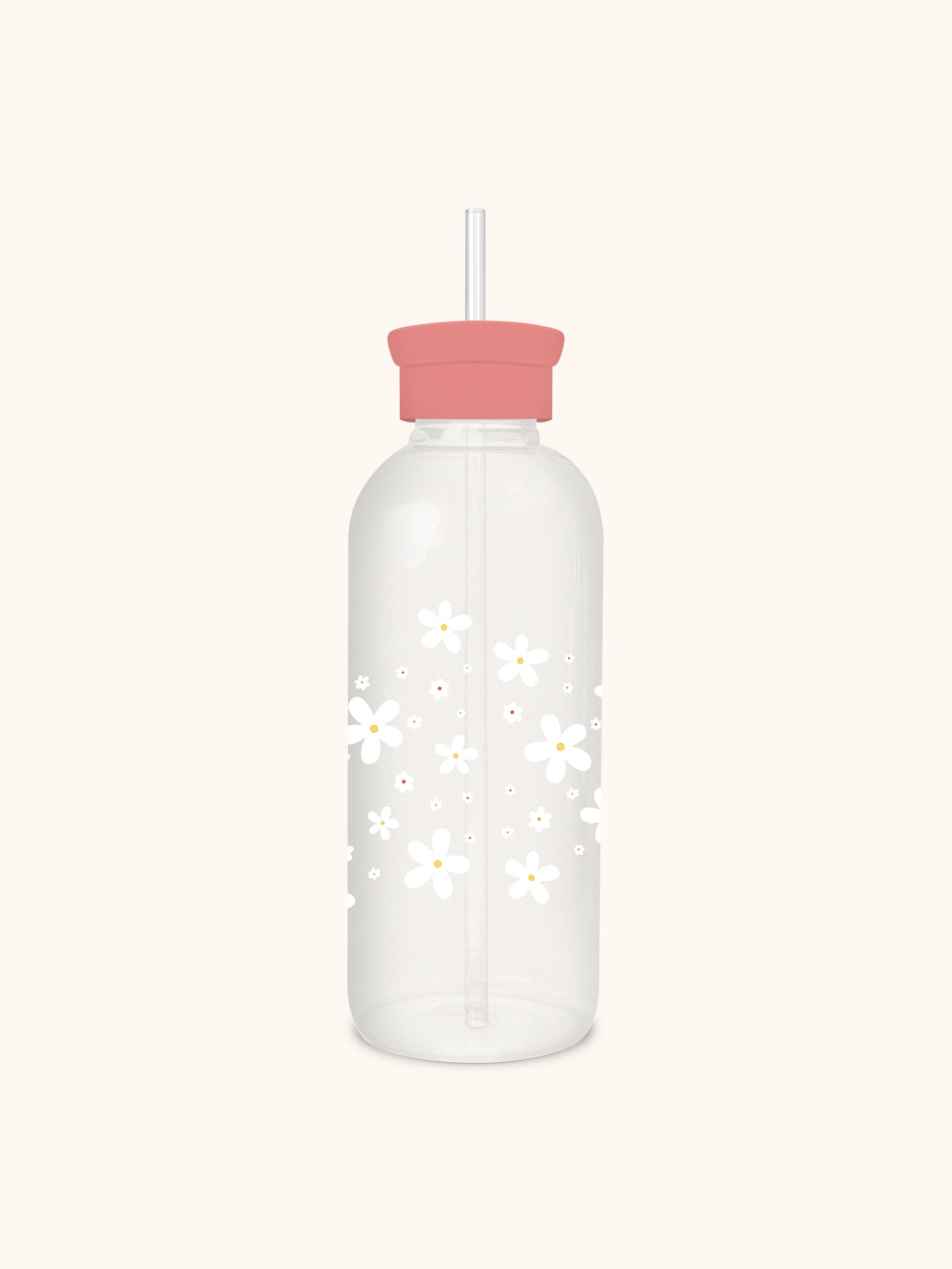 Ready for the Weekend Glass Water Bottle with Straw
