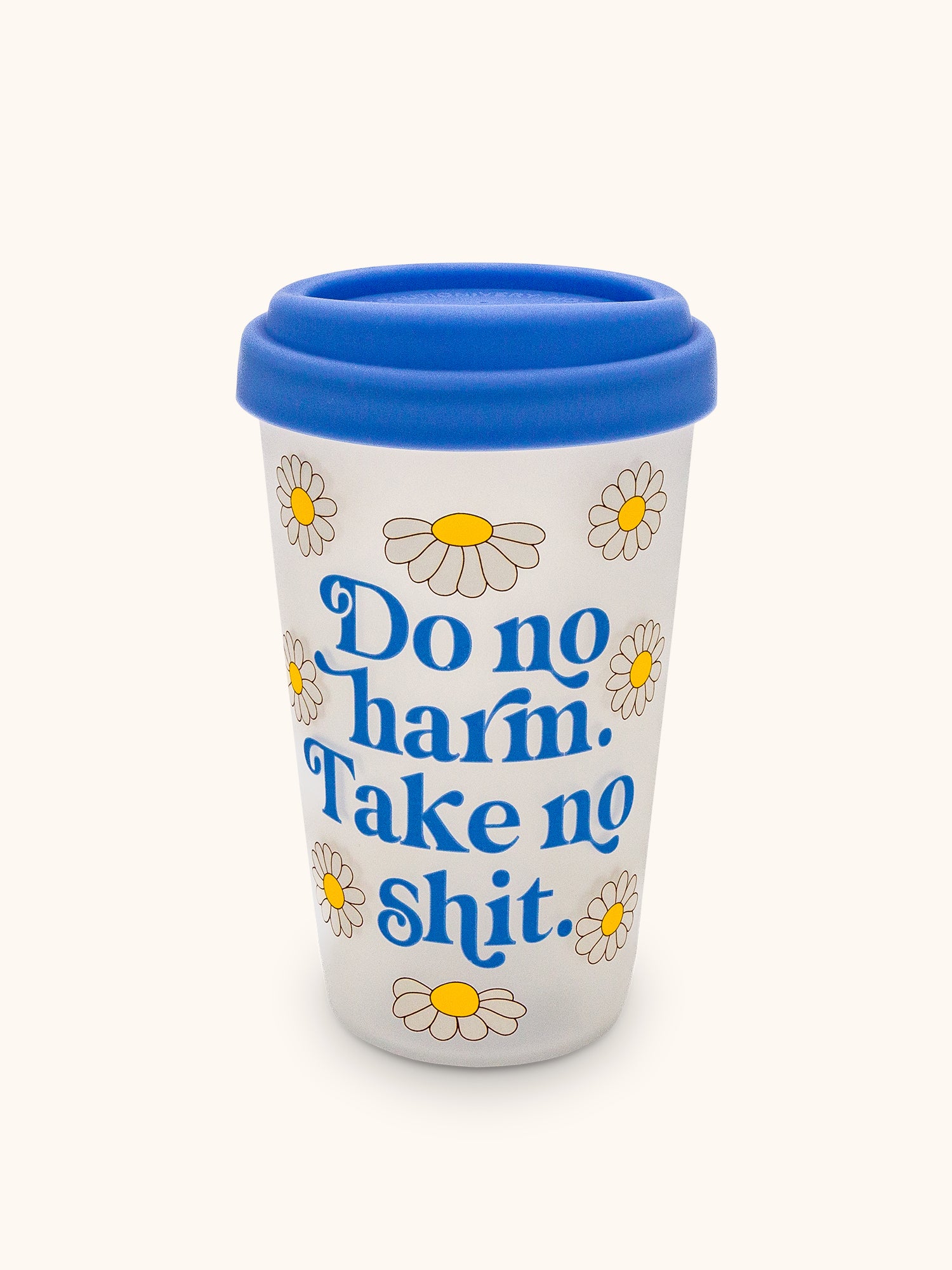 Do No Harm Glass Coffee Tumbler - Thumbnail 5
