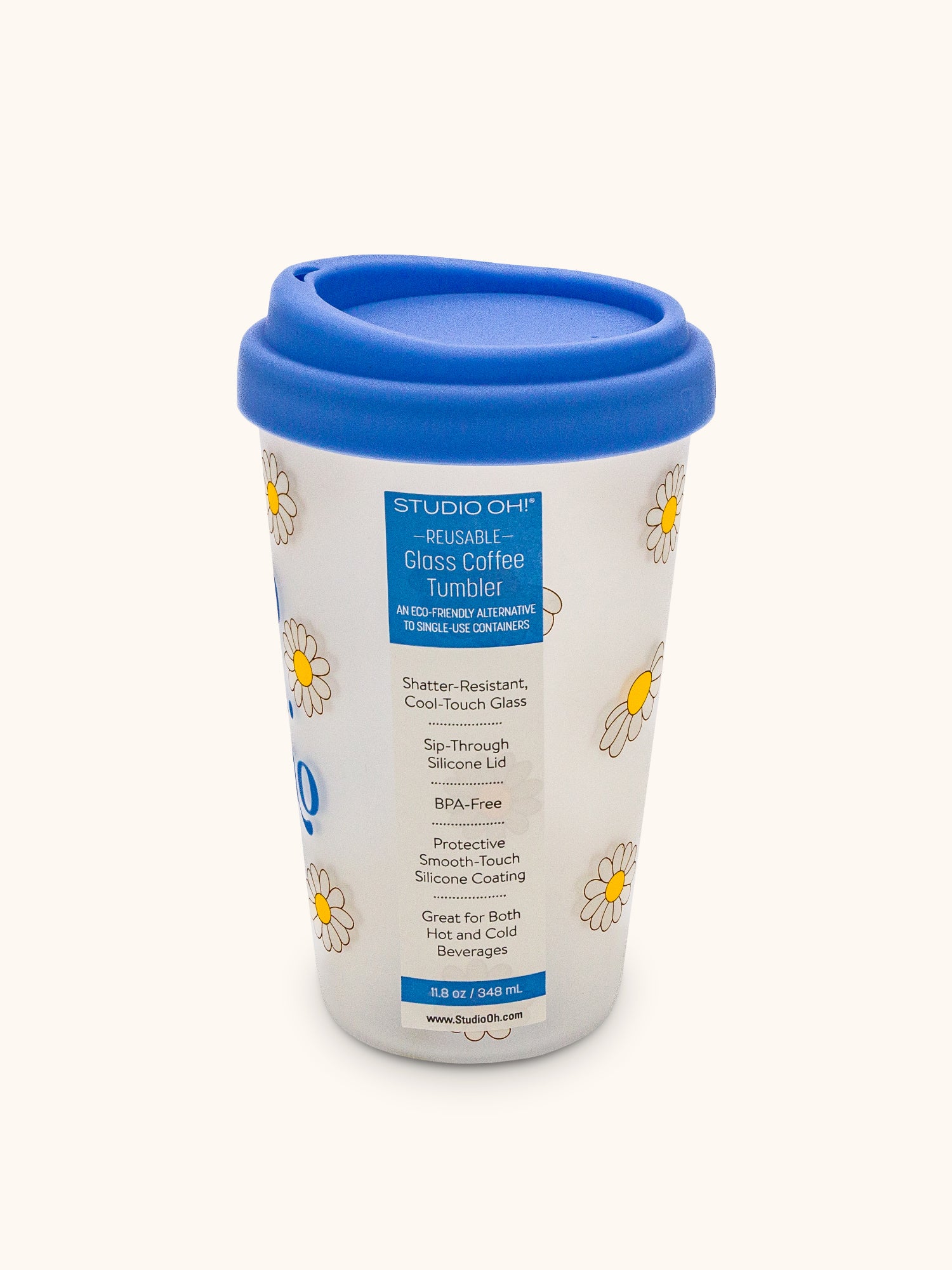 Do No Harm Glass Coffee Tumbler - Thumbnail 3