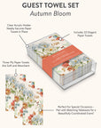Autumn Bloom Guest Towel Set
