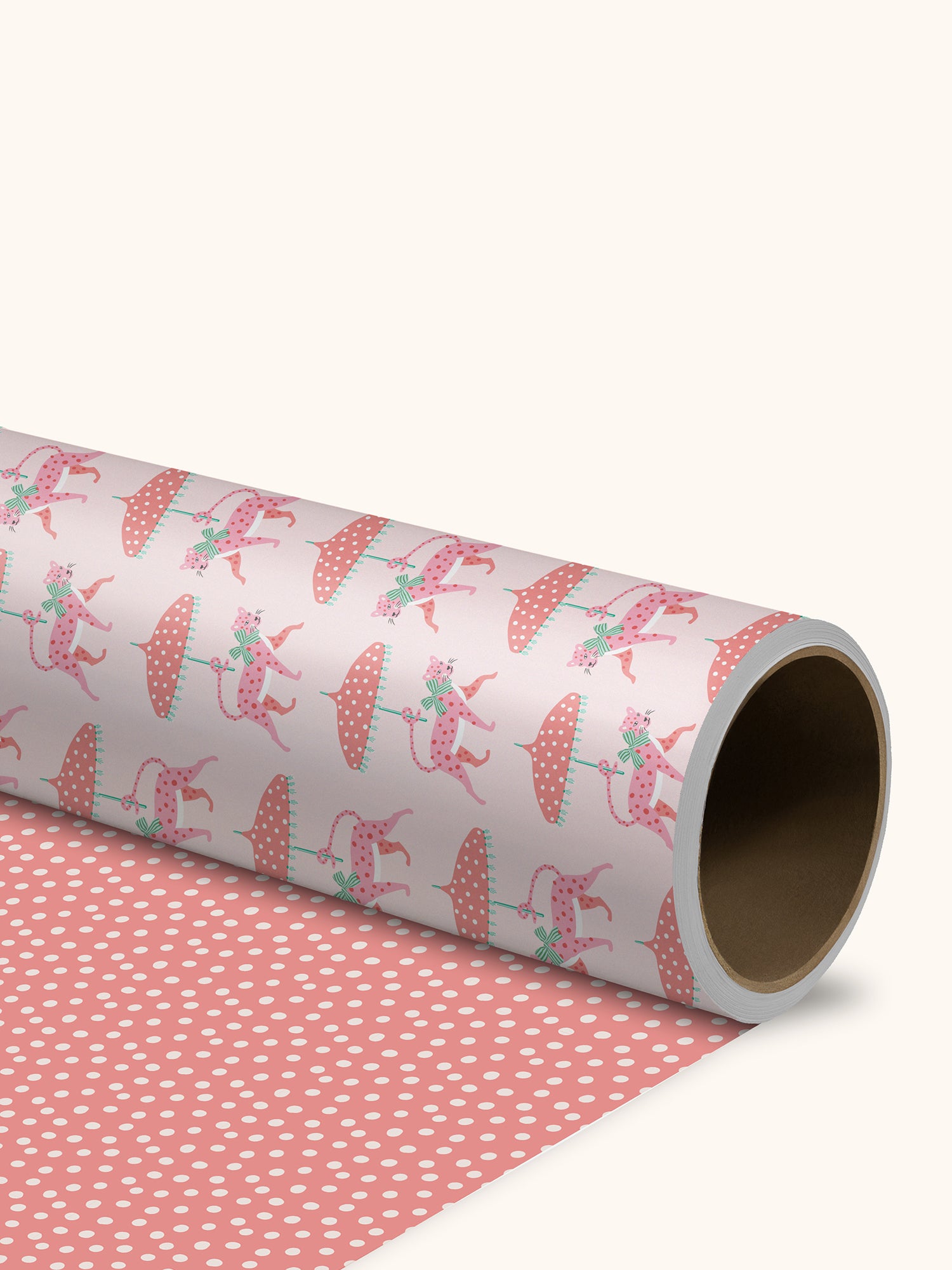 Leopard on Parade  Reversible Gift Wrap
