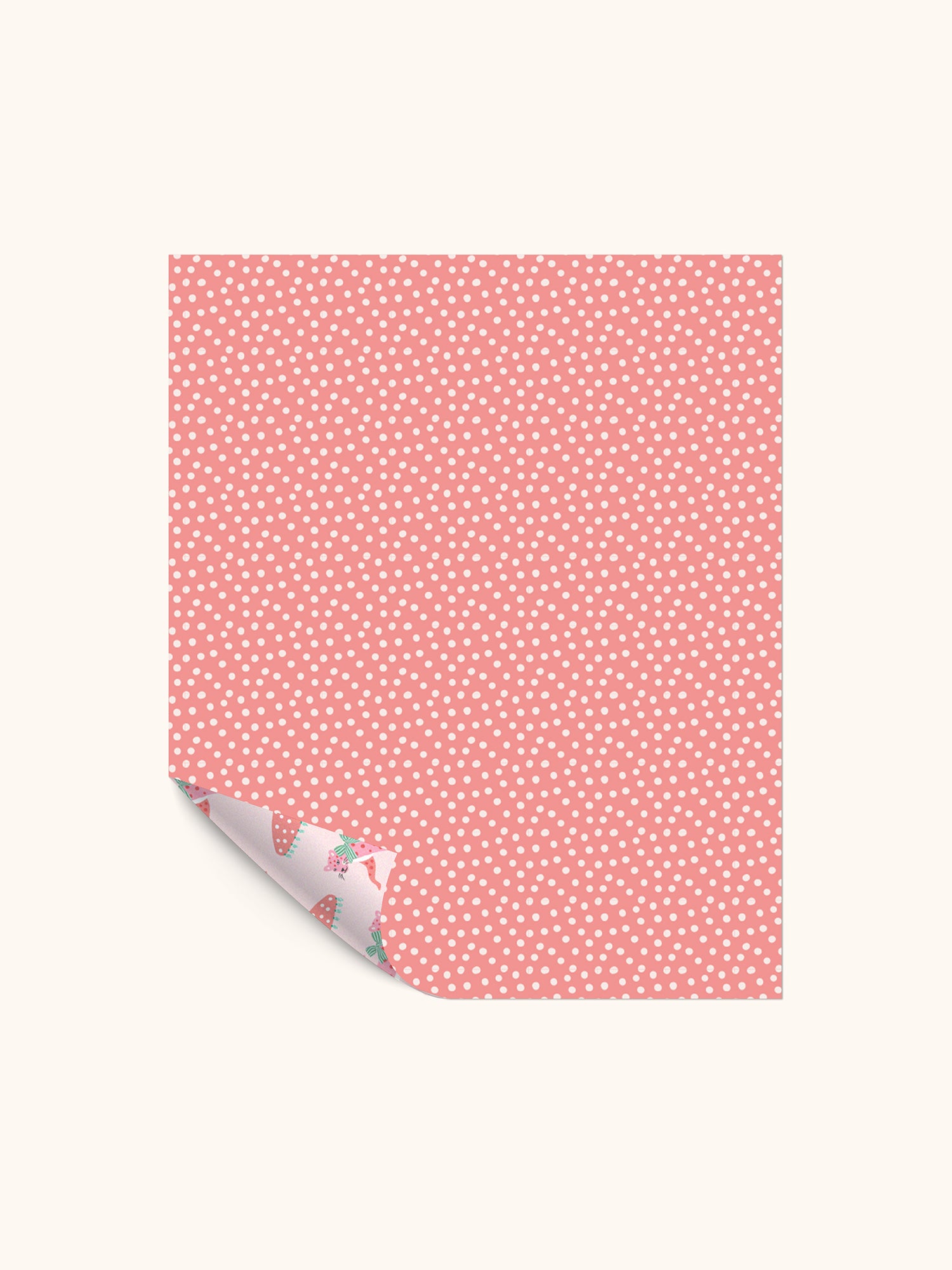 Leopard on Parade  Reversible Gift Wrap