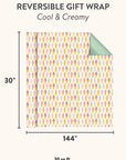 Cool & Creamy Reversible Gift Wrap