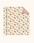Autumn Bloom Reversible Gift Wrap