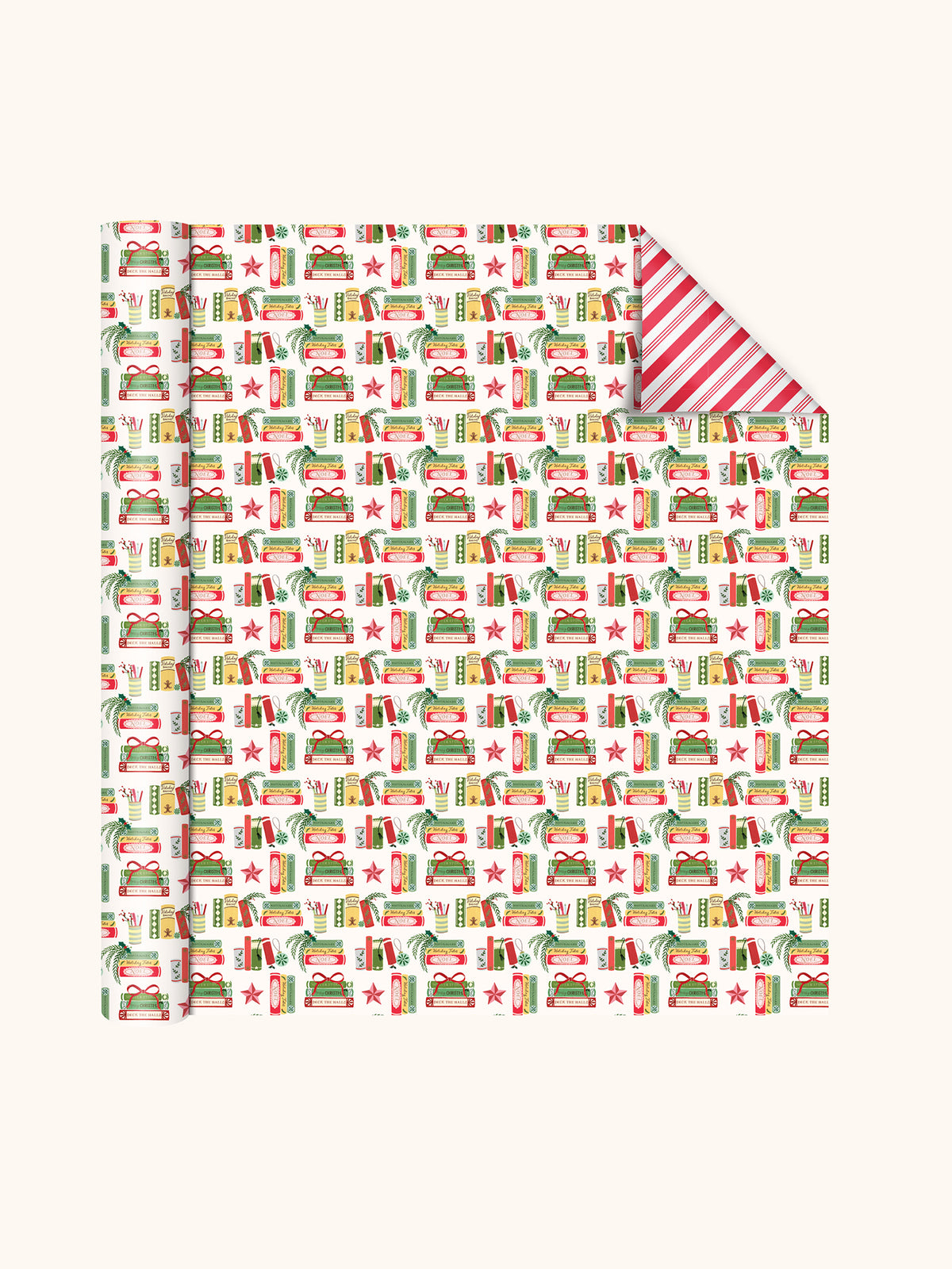 Bookish Christmas Reversible Gift Wrap