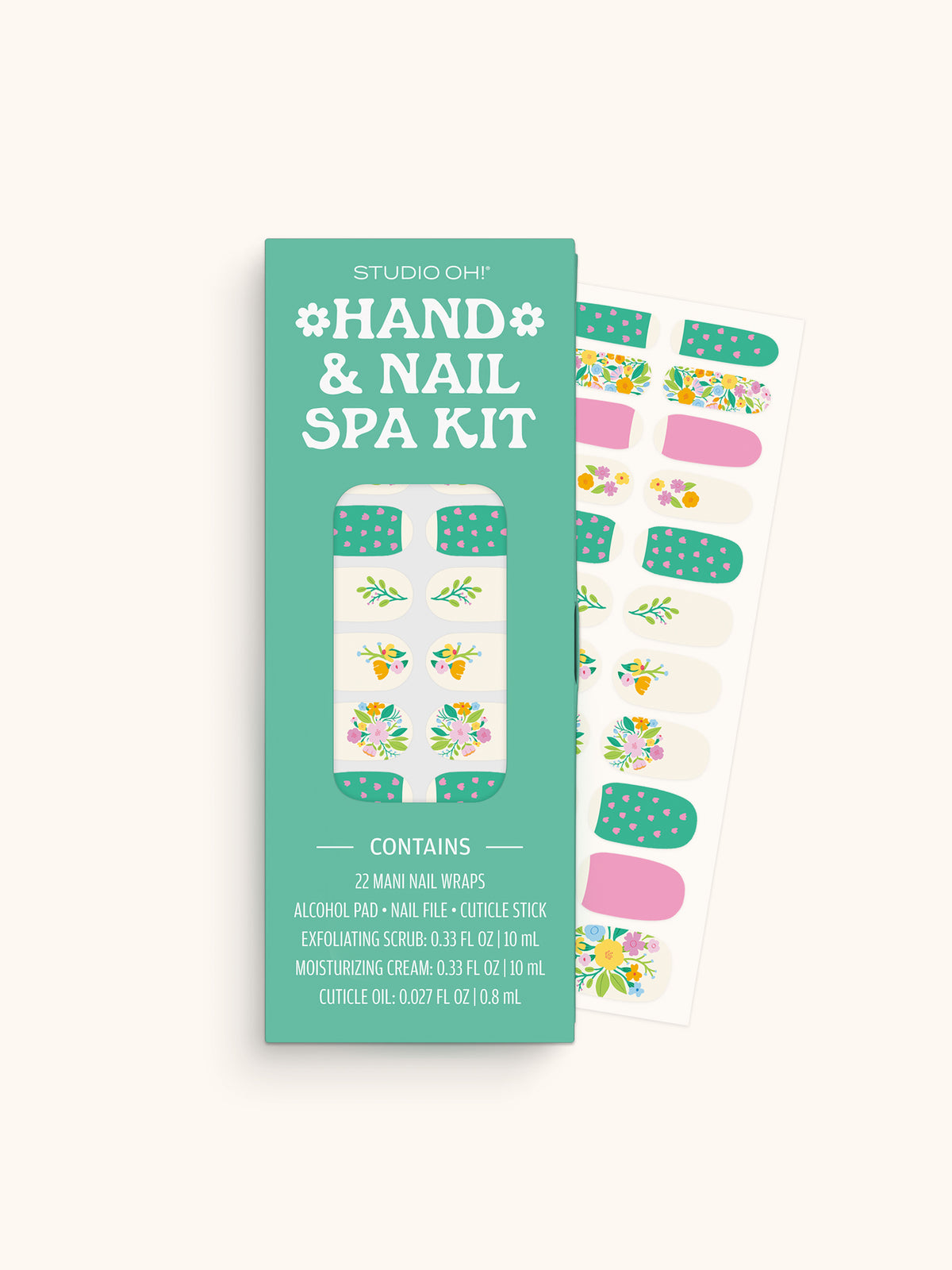 Floral Rush Mani Nail Wrap Kit
