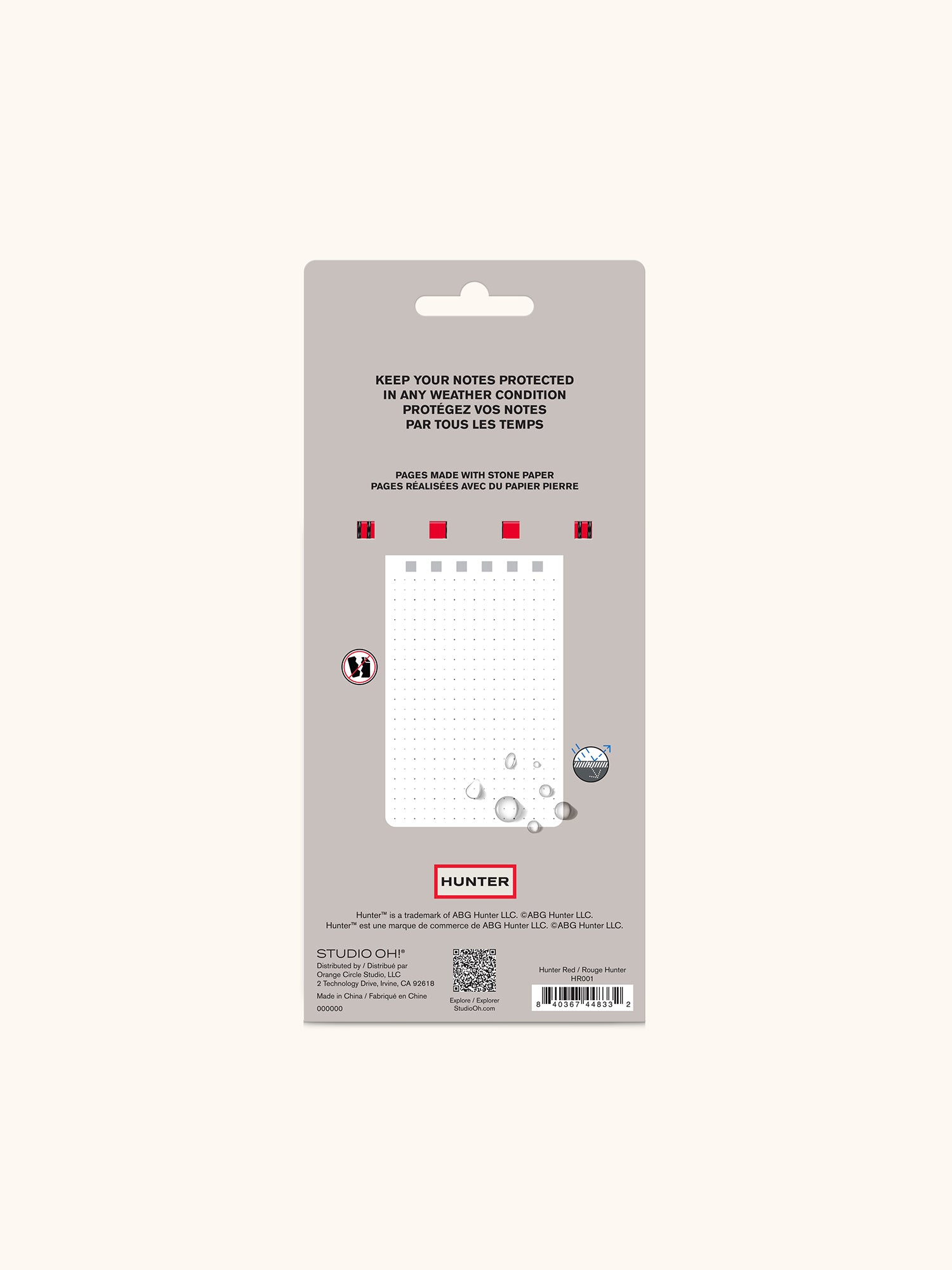 Hunter Red All-Weather Field Book