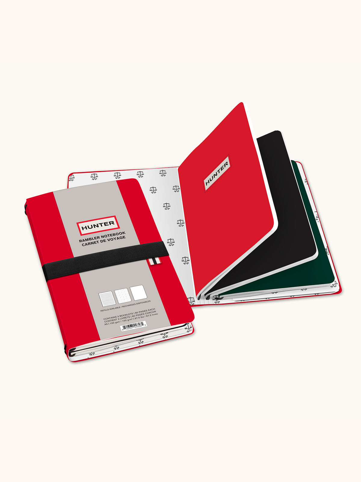 Red Riller Notebook Hunter Red Rambler Refillable Notebook – Studio Oh!