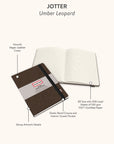 Hunter Umber Leopard Jotter