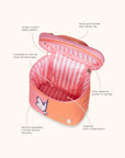 JuJuBe Miffy Flower Fields Fuel Cell Insulated Lunch Bag - Pink & Orange
