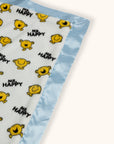 Mr. Happy Reversible Blanket with satin corner