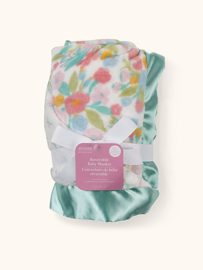 Reversible Baby Blankets - Sweet Daisy