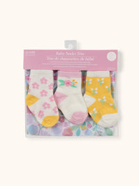 Baby Sock Trios - Sweet Daisy