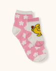 Mama and Baby Little Miss Sunshine socks flat lay