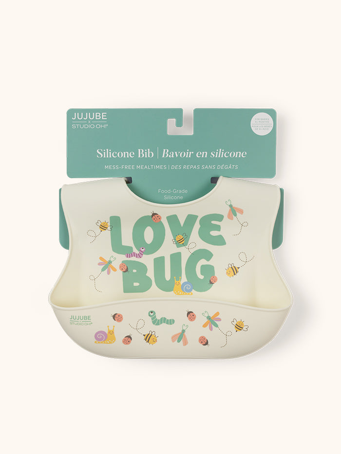 Silicone Bib - Love Bug
