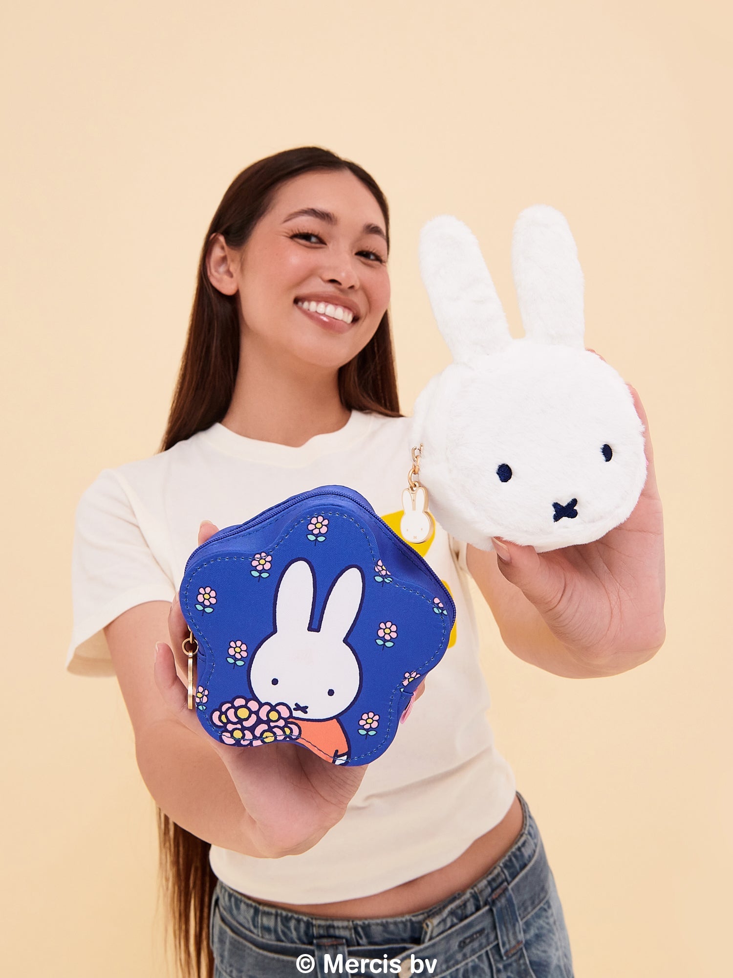 JuJuBe Miffy Flower Fields Flower Mini Bag - Blue &amp; Orange