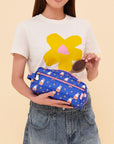 JuJuBe Miffy Flower Fields Be Dapper Toiletry Cosmetic Pouch - Blue & Orange