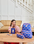JuJuBe x Studio Oh Miffy Flower Fields Back-to-School Bundle - Zealous Backpack + Hardcover Notebook + Gel Pen Set + Pencil Pouch
