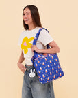 JuJuBe Miffy Flower Fields Be Light Tote Bag - Blue & Orange