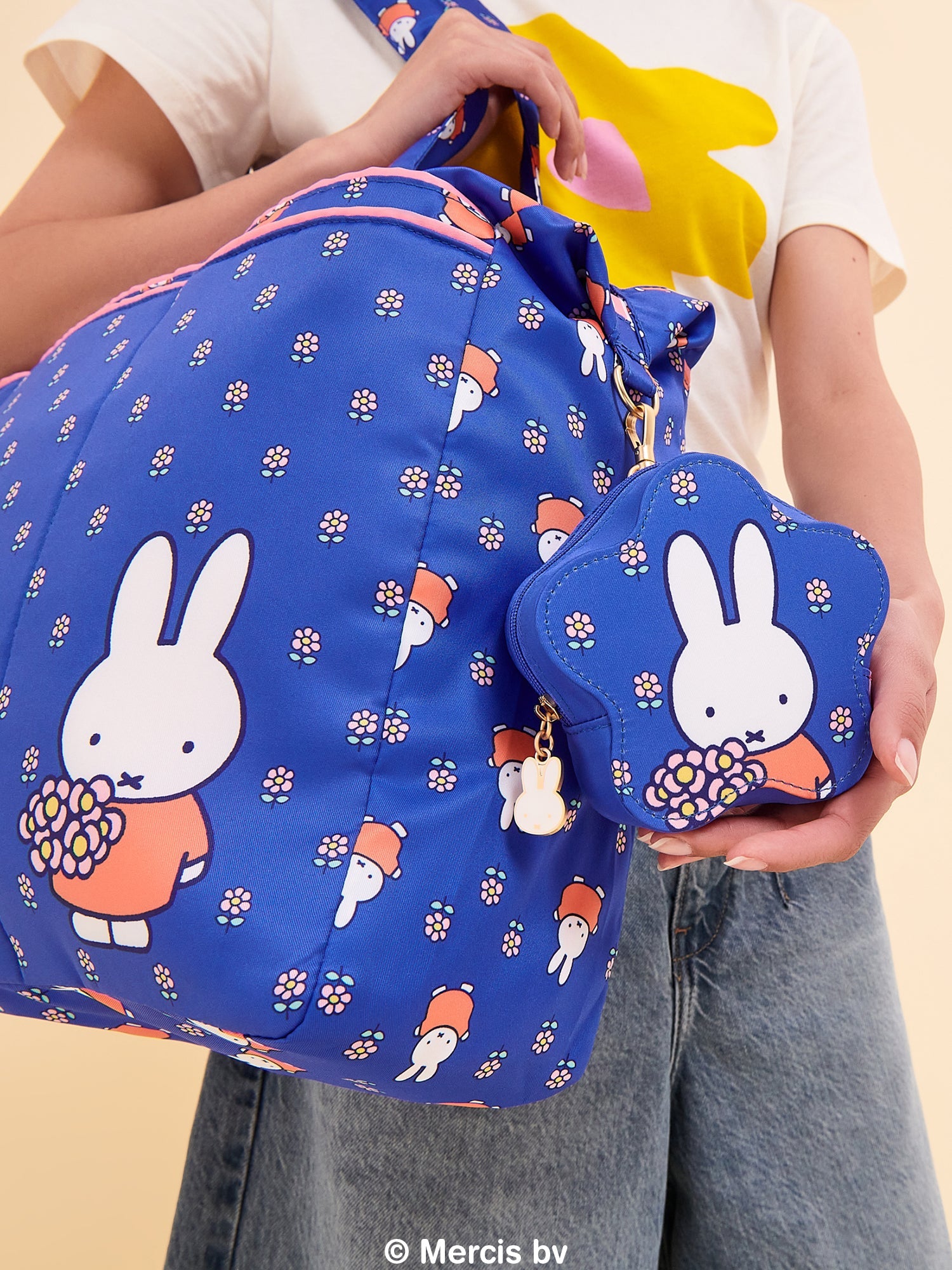 JuJuBe Miffy Flower Fields Flower Mini Bag - Blue &amp; Orange
