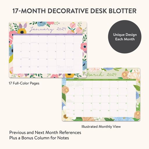 Bella Flora Decorative Desk Blotter