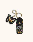 Midnight Garden Lip Balm Holder Key Chain