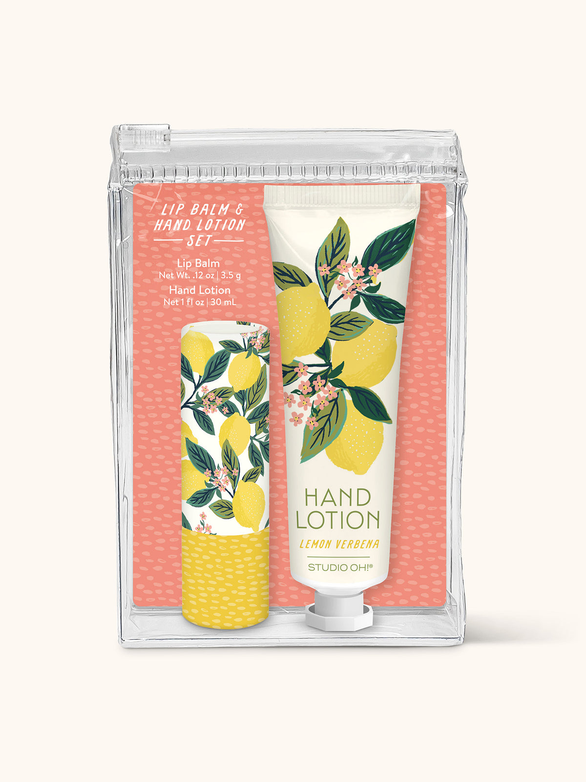 Lemon Tree Lip Balm & Hand Lotion Set