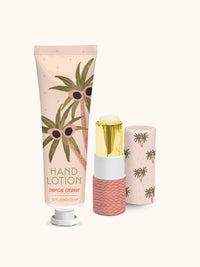 Sunny Palms Lip Balm & Hand Lotion Set