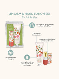 Be All Smiles Lip Balm & Hand Lotion Set