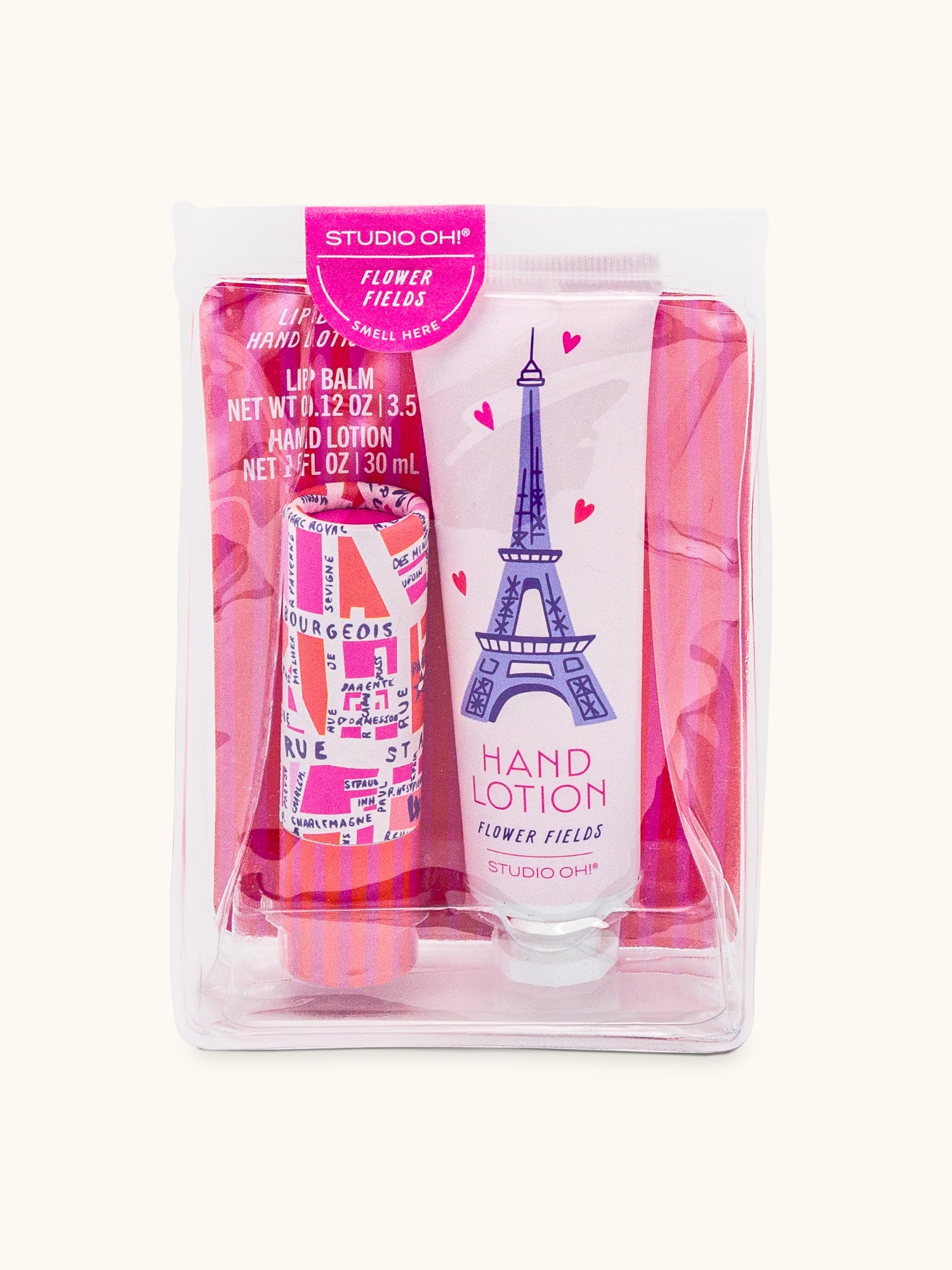 Rues de Paris Lip Balm &amp; Hand Lotion Set