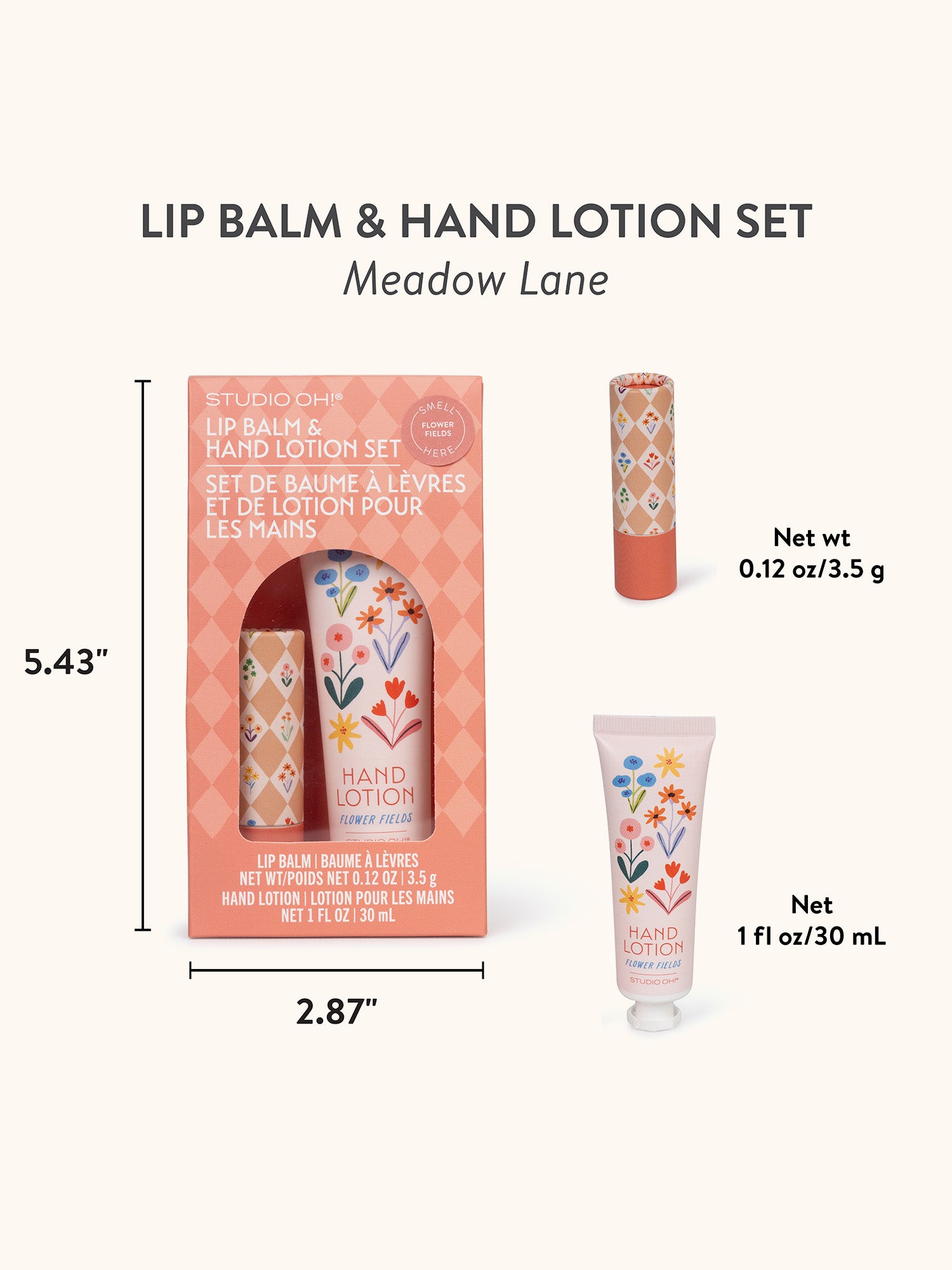 Meadow Lane Lip Balm &amp; Hand Lotion Set