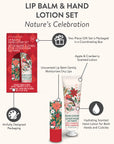 Nature's Celebration Lip Balm & Hand Lotion Set