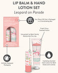 Leopard on Parade Lip Balm & Hand Lotion Set