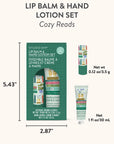 Cozy Reads Lip Balm & Hand Lotion Set