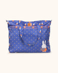 JuJuBe Miffy Flower Fields Super Be Large Tote Bag - Blue & Orange