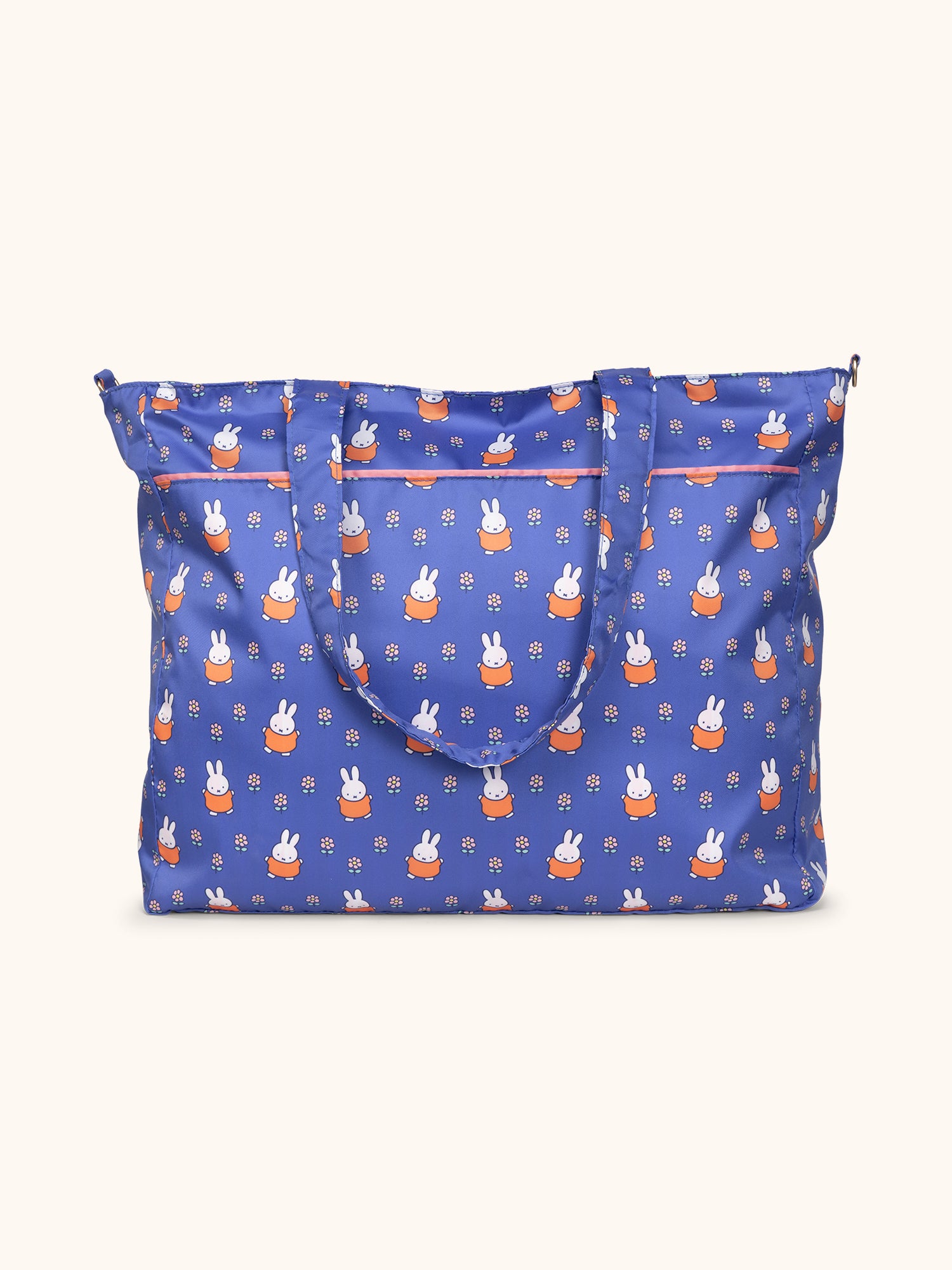 JuJuBe Miffy Flower Fields Super Be Large Tote Bag - Blue &amp; Orange