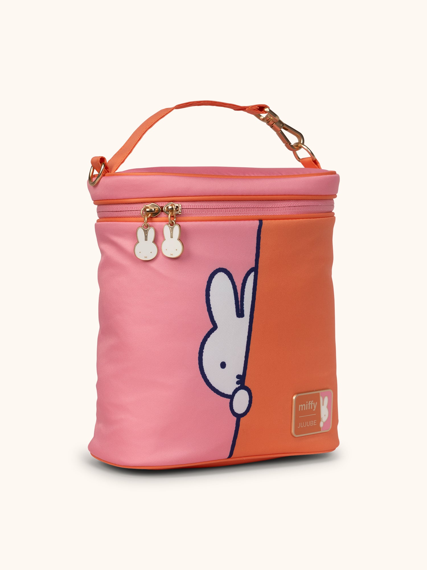 JuJuBe Miffy Flower Fields Fuel Cell Insulated Lunch Bag - Pink &amp; Orange