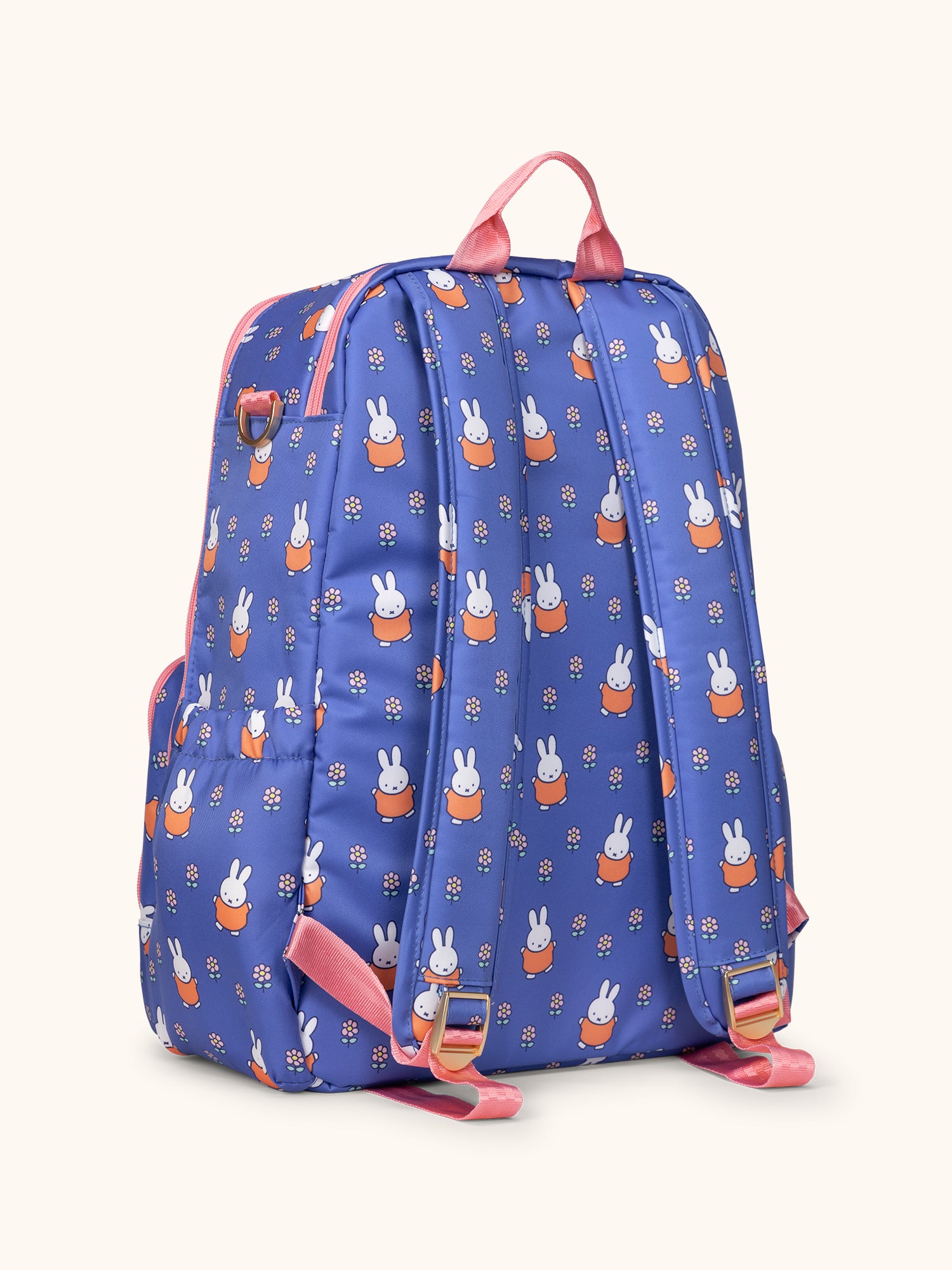 JuJuBe x Studio Oh Miffy Flower Fields Back-to-School Bundle - Zealous Backpack + Hardcover Notebook + Gel Pen Set + Pencil Pouch