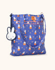 JuJuBe Miffy Flower Fields Be Light Tote Bag - Blue & Orange